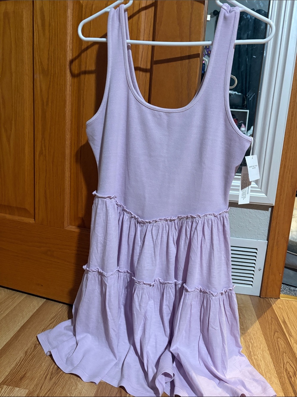 American Eagle' Lavender Tiered Tank Dress - Soft Summer Style